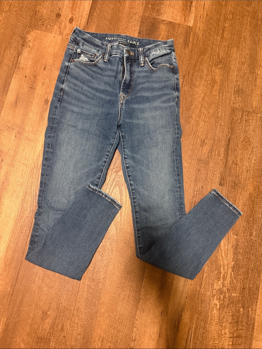 American Eagle Outfitters BFF Skinny Jeans in Medium Blue Wash